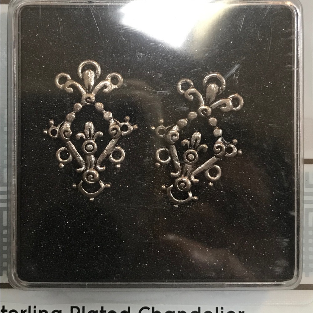 NEW STERLING PLATED CHANDELIER PENDANTS